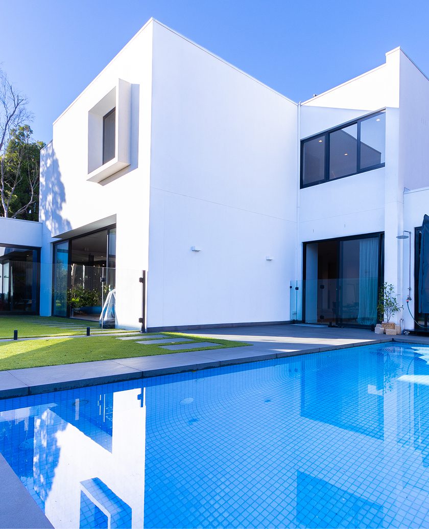 Modern house with a swimming pool